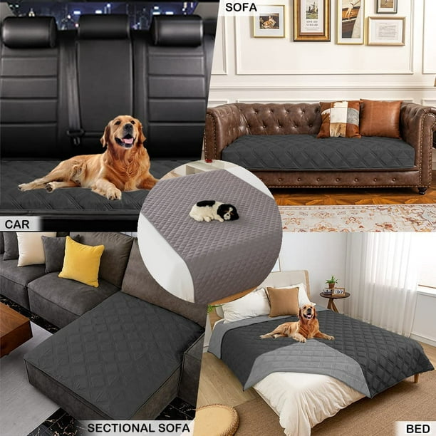 Ameritex Manta impermeable reversible para cama de perro, manta para  mascotas, para muebles, cama, sofá