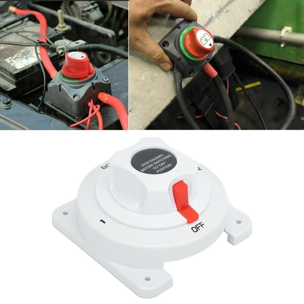  Interruptor de desconexión de batería de 1-2 apagados