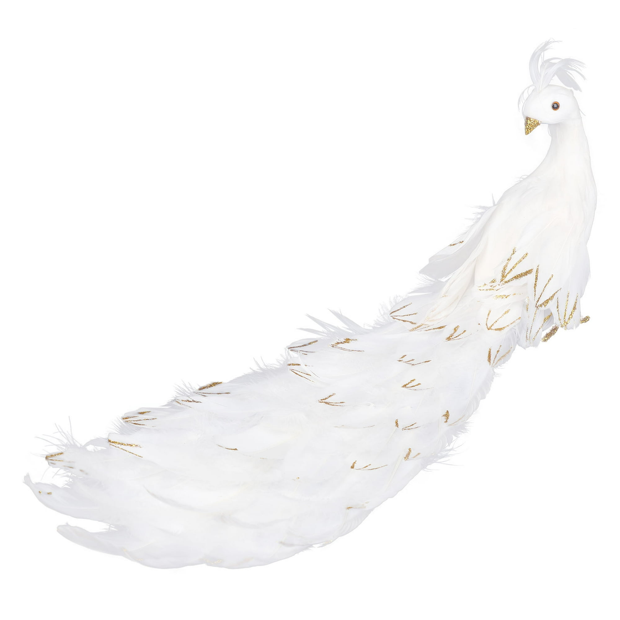 Plumas decorativas, plumas de marabú, decoración de Pascua,  plumas para manualidades Blanco 45g-1815