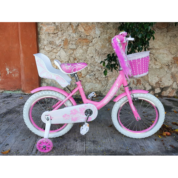 ZXQZ Bicicletas para Niños de 2-3-6-8 Años, Bicicleta Princesa para Niñas  de 12/14/16/18 Pulgadas, Asiento Ajustable (Color : Blue 2, Size : 12'')