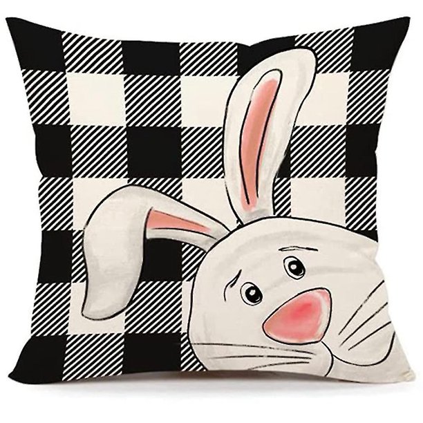 Fundas De Almohada De Pascua 18x18 Juego De 4 Decoraciones De