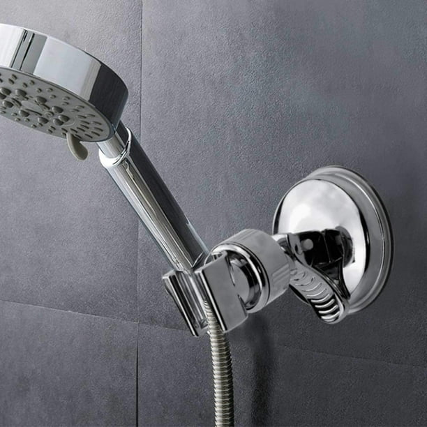Soporte de cabezal de ducha ajustable extraíble ventosa montaje en pared de ducha  soporte de cabezal