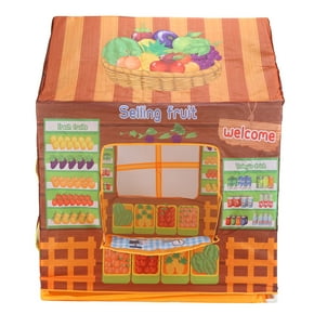 Tienda de campaña para niños Casa de juegos para niños tienda de frutas plegable Casa club para niños Casa de juguetes para niños pequeños con ventana Tienda de juegos para ANGGREK Otros