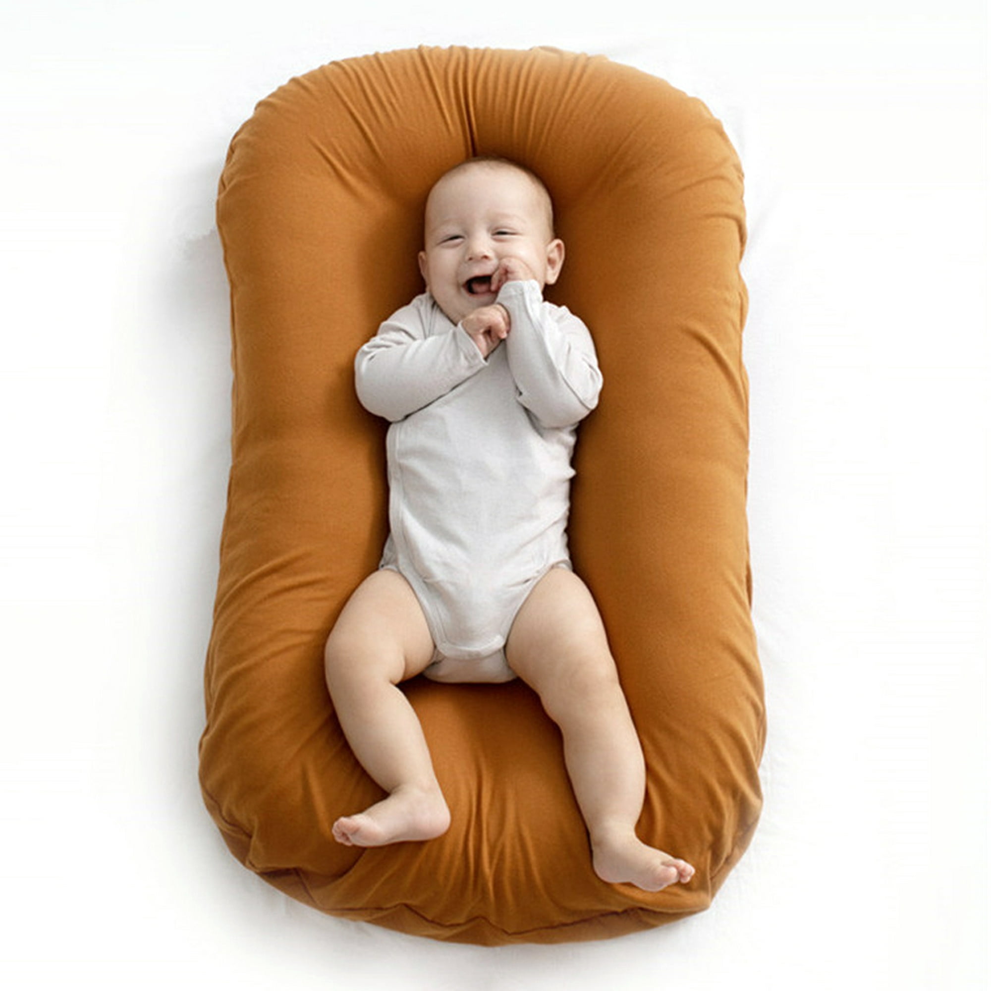 AMAWMW Tumbona para bebé recién nacido, nido para bebés de 0 a 12 meses,  portátil, ajustable, lavable, funda para dormir en casa, funda extraíble