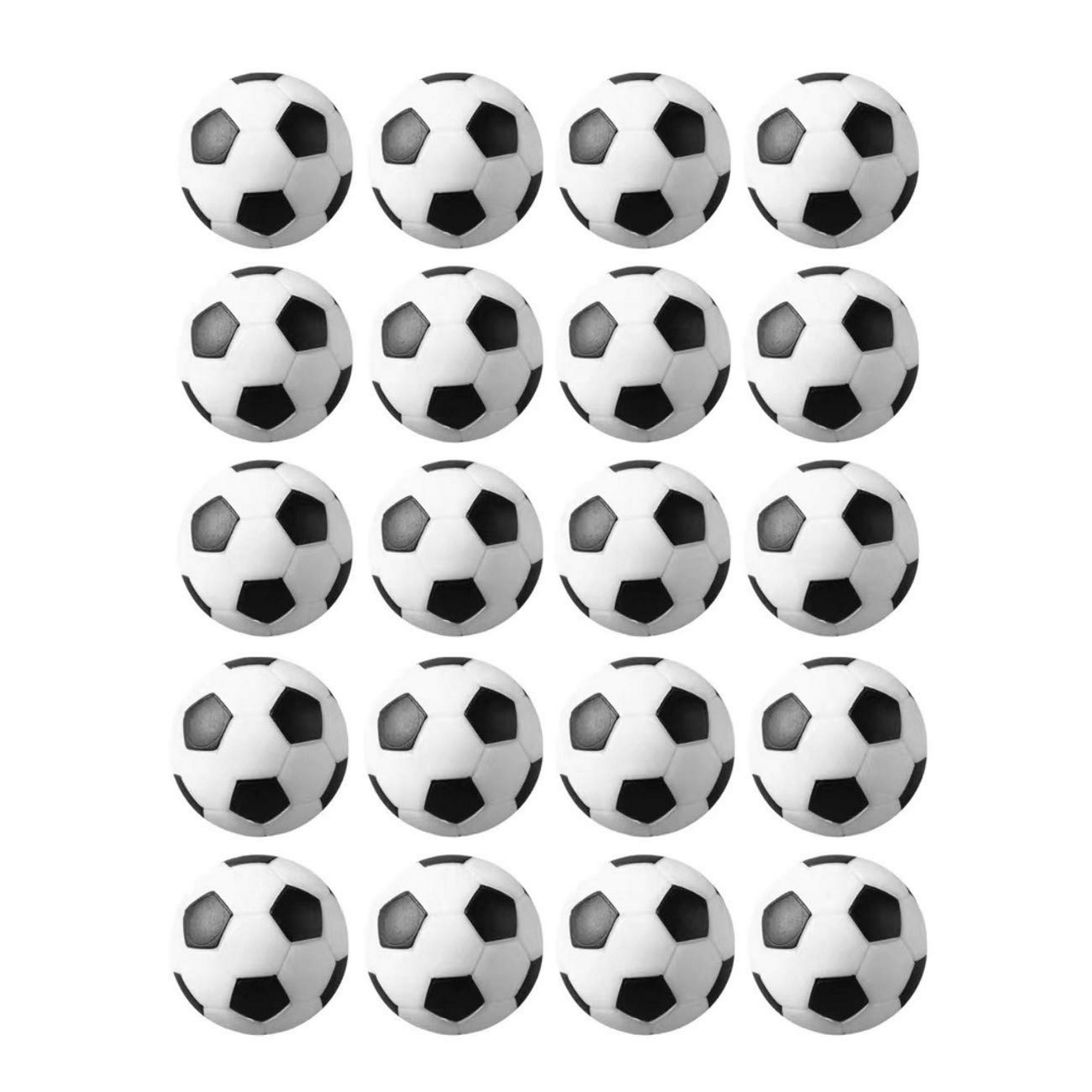 Unomor 40 piezas de futbolín de fútbol para adultos, juego de mesa de  futbolín, accesorio de pelotas de fútbol pequeñas, pelotas de fútbol de  mesa