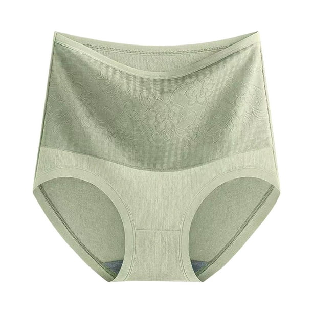 Gibobby Pantaletas para mujer Ropa interior térmica gruesa y polar para  mujer, ropa interior de algodón de cintura alta para mujeres y  niñas(Verde,M)