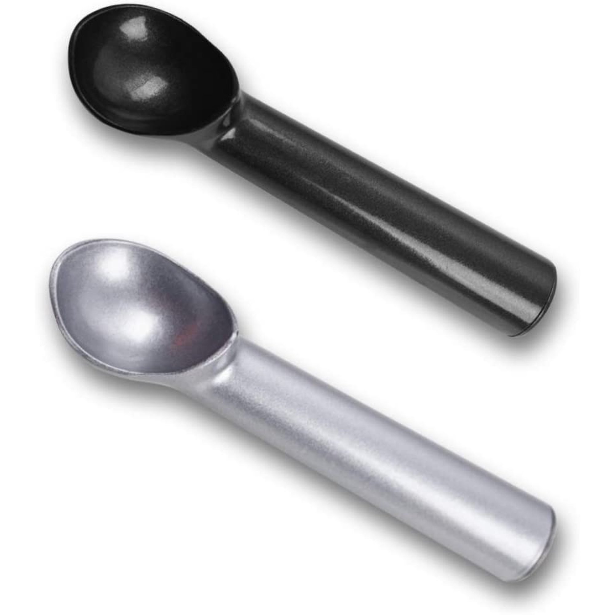 Aster Cuchara para helado, 2 cucharas de aluminio antiadherente de 7.1 in,  anticongelante, fácil de limpiar, cuchara de helado profesional para