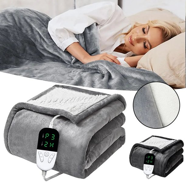 MANTA TERMICA , CALENTADOR DE CAMA ELECTRICO LAVABLE 3 VELOCIDADES