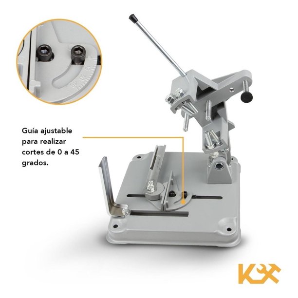 Combo Soporte Para Taladro 60 Mm Y Soporte Esmeril 4 1/2