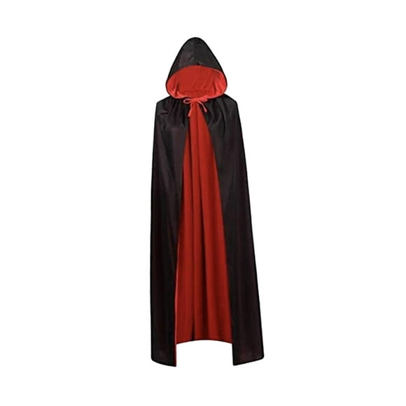 capa de halloween disfraces de halloween disfraz de mago de fiesta gótica con capucha capa reversible para disfraces cosplay 140cm sunnimix capa de halloween