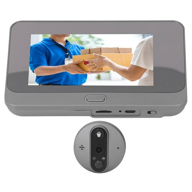 Visor de puerta Wi Fi, visor de mirilla digital de 4,3 pulgadas Visor de puerta  digital Cámara de timbre de vídeo Integración perfecta