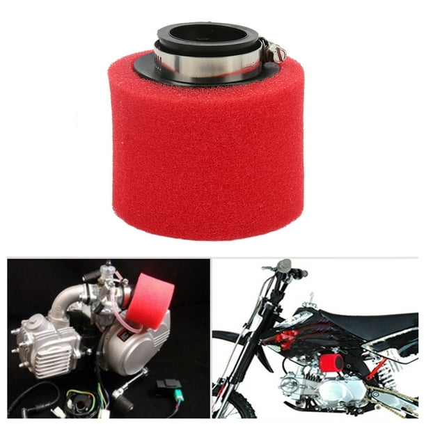 48 mm Motocicleta Filtro de cono de aire, PSLER Filtros de Aire de  Motocicleta para Scooter, Manguera de 45 Grados Doblada, Universalmente  Utilizada para Bicicletas de Bolsillo de Motocross(Rojo) : : Coche