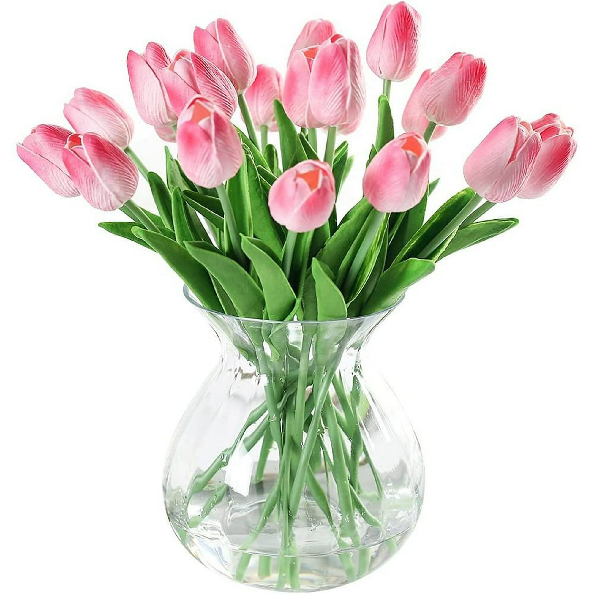 Tulipanes Artificiales Flores Real Touch Tulipanes Fake Holland PU 30 PCS  NEW US