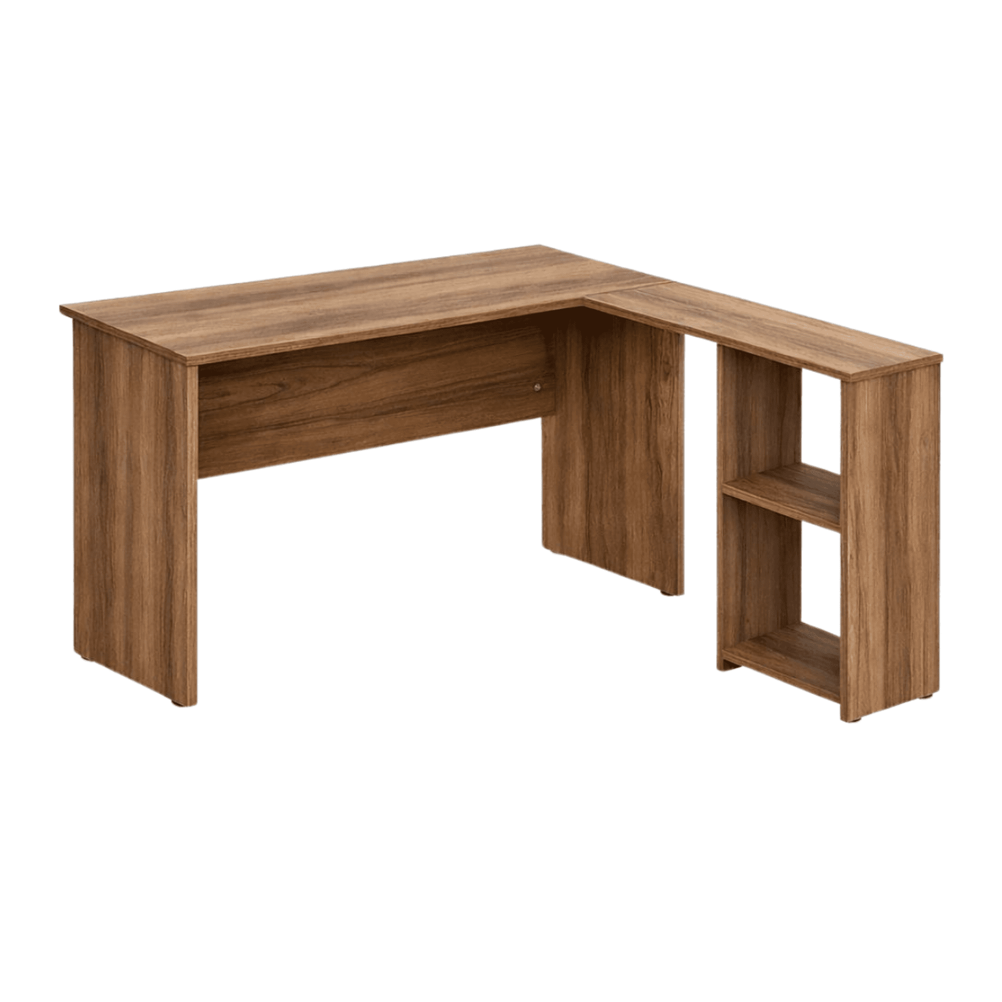 Escritorio esquinero (L) isto para ti homeoffice estudiantil color nogal material mdp