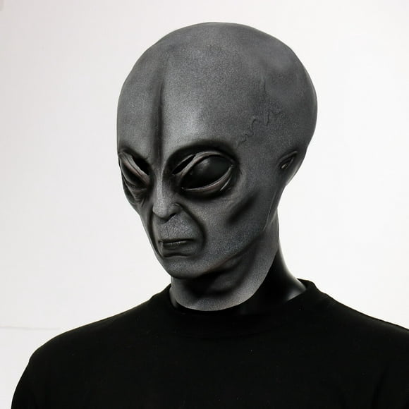 máscara de látex ufo alien máscara de látex casco de manos accesorios de disfraz para fiesta de h casa de los tesoros