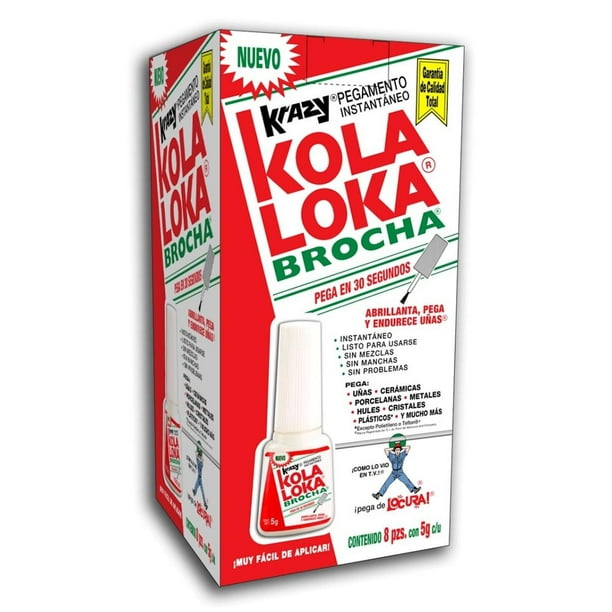 Kola Loka Pegamento Instant 5g Brocha Bltkrazy, Pack of 1 in Saudi