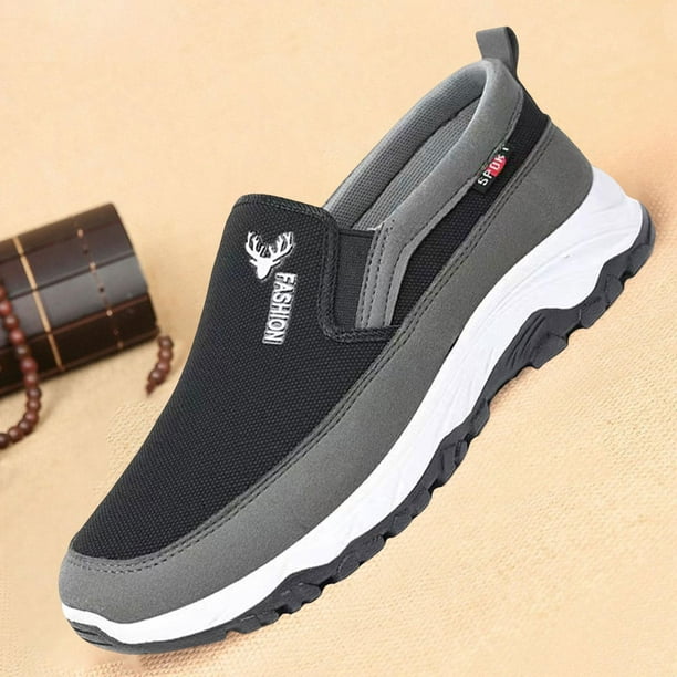 Zapatillas deportivas de moda para hombre, zapatos suaves para caminar,  zapatillas bajas con amortig Sunnimix Zapatillas de deporte de los hombres