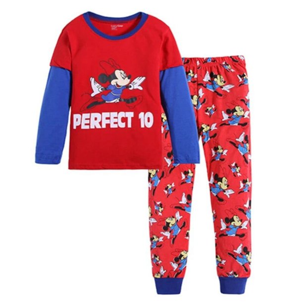 Pijama Spiderman Playera Manga Larga Pantalón con Estampado para Niño