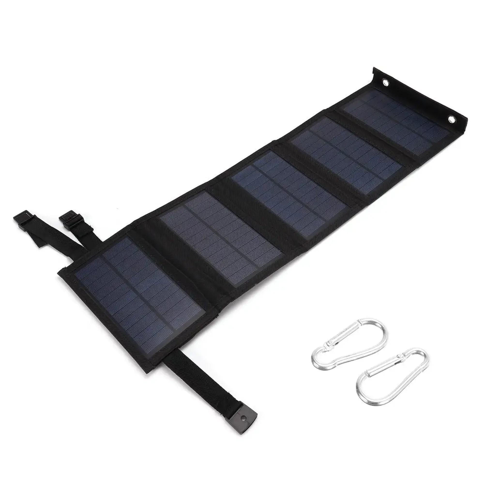 Cargador solar rápido de 20,000 mAh para uso en interiores más cargador de  panel solar plegable de 20,000 mAh (negro y naranja)