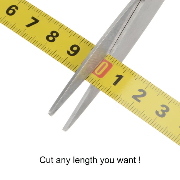 Cinta métrica adhesiva de 100 cm, de izquierda a derecha, con regla adhesiva  de acero, amarilla Unique Bargains cintas métricas