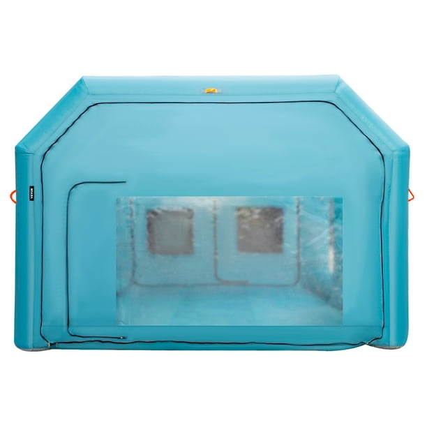 Happybuy Cabina de pintura inflable portátil, cabina de pulverización  inflable de 13 x 8 x 8 pies, sistema de filtro de aire de tienda de campaña  de
