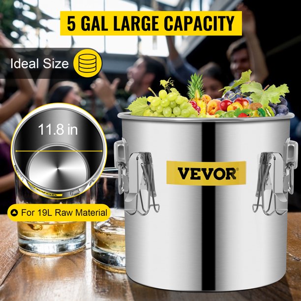 VEVOR Destilador de agua VEVOR de 1,1 galones, 0,3 galones por