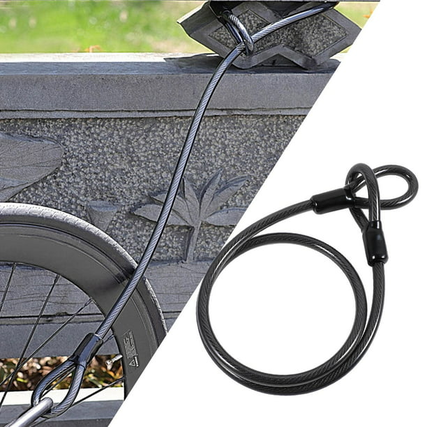 Cable de seguridad para candado de bicicleta de 4Ft para