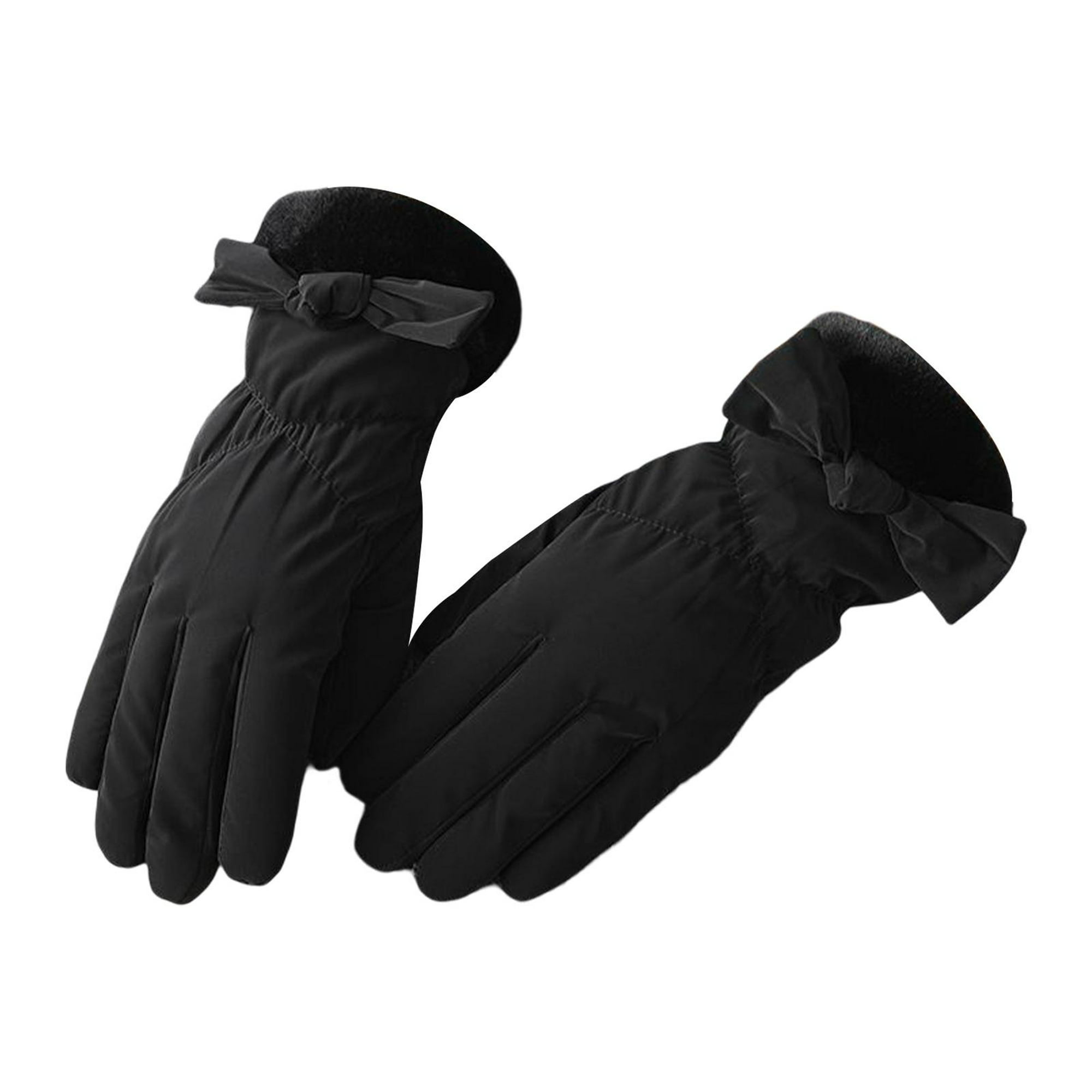 1 par de guantes térmicos con hilo Heatweaver para hombre, color negro,  talla S/M, Negro 