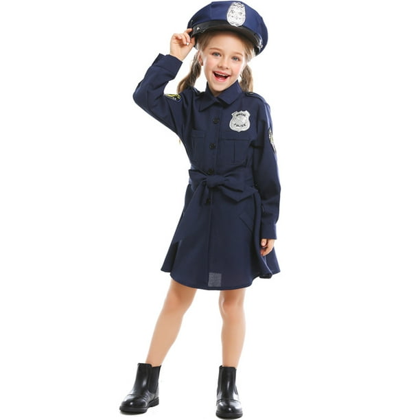Disfraz de policía para niña XL JAMW Sencillez