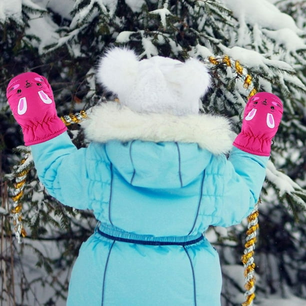 Juego de 3 pares de guantes de esquí para niños, guantes de nieve de  invierno impermeables, guantes cálidos de invierno, para hombres, mujeres,  niños