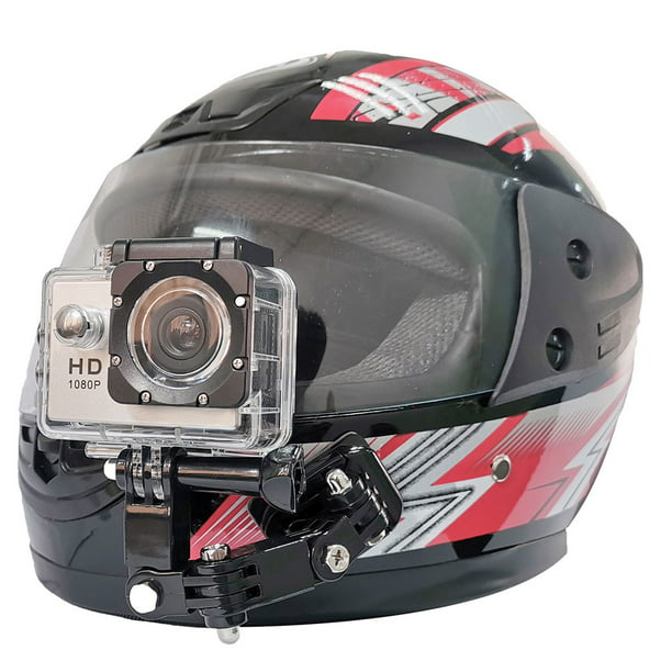 Cámara de acción para motocicleta, reemplazo de soporte de cinturón para  casco para GoPro hero8 / 7/5 DJI Osmo con adaptador Monstrate EL3316-02B