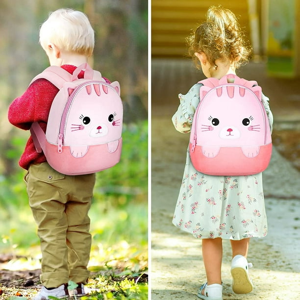 Mochila para bebé niña y niña, linda mochila de animales 3D con dibujos  animados para la escuela de 3 a 9 años para niñas y niños, Little Bear