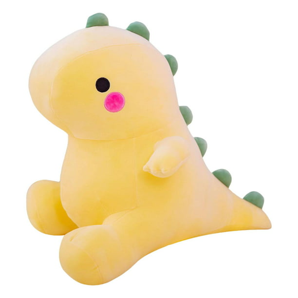 Lindo de dibujos animados juguetes de peluche Cuddle & almohadas muñeca  para Navidad Amarillo 35cm Gloria muñeco de peluche de dinosaurio