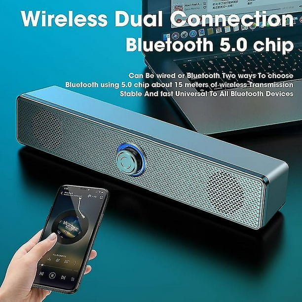 Barras de sonido para PC Altavoces Bluetooth inalámbricos y con cable  Altavoces USB (hy) YONGSHENG 9024735446811