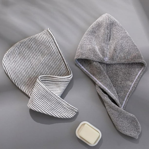 4 toallas pequeñas de secado rápido, muy absorbentes, suaves al tacto,  toallas faciales de franela de calidad prémium, color gris