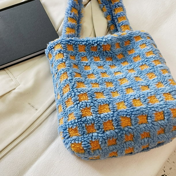 Bolsa De Hombro Bolsa de mano para mujer de compras esponjoso para