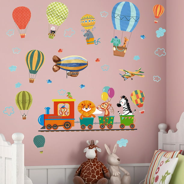 Comprar Pegatinas de pared de hada y flores de mariposa para decoración de  dormitorio de niños, calcomanías de pared de dibujos animados, arte Mural,  carteles de PVC, regalo para niños