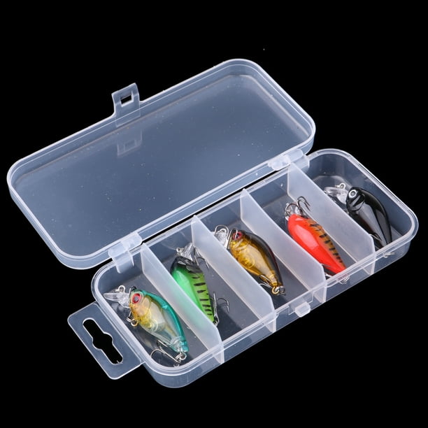 Minnow Crank Baits – Kit de señuelos de pesca con anzuelos para