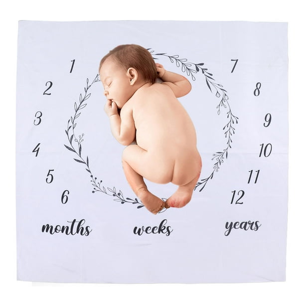 Manta Para Fotografía De Bebé, 1-12 Meses Manta De Hito Mensual Para Niños  Y Niñas Para Regalo De Recién Nacido Higoodz Otros