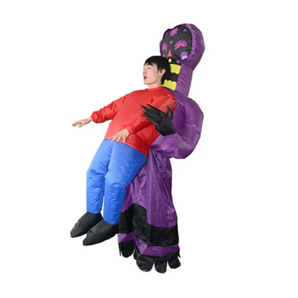 Disfraz inflable de Et Alien para Halloween para adultos, hombres, mujeres  y niños con ventilador a batería