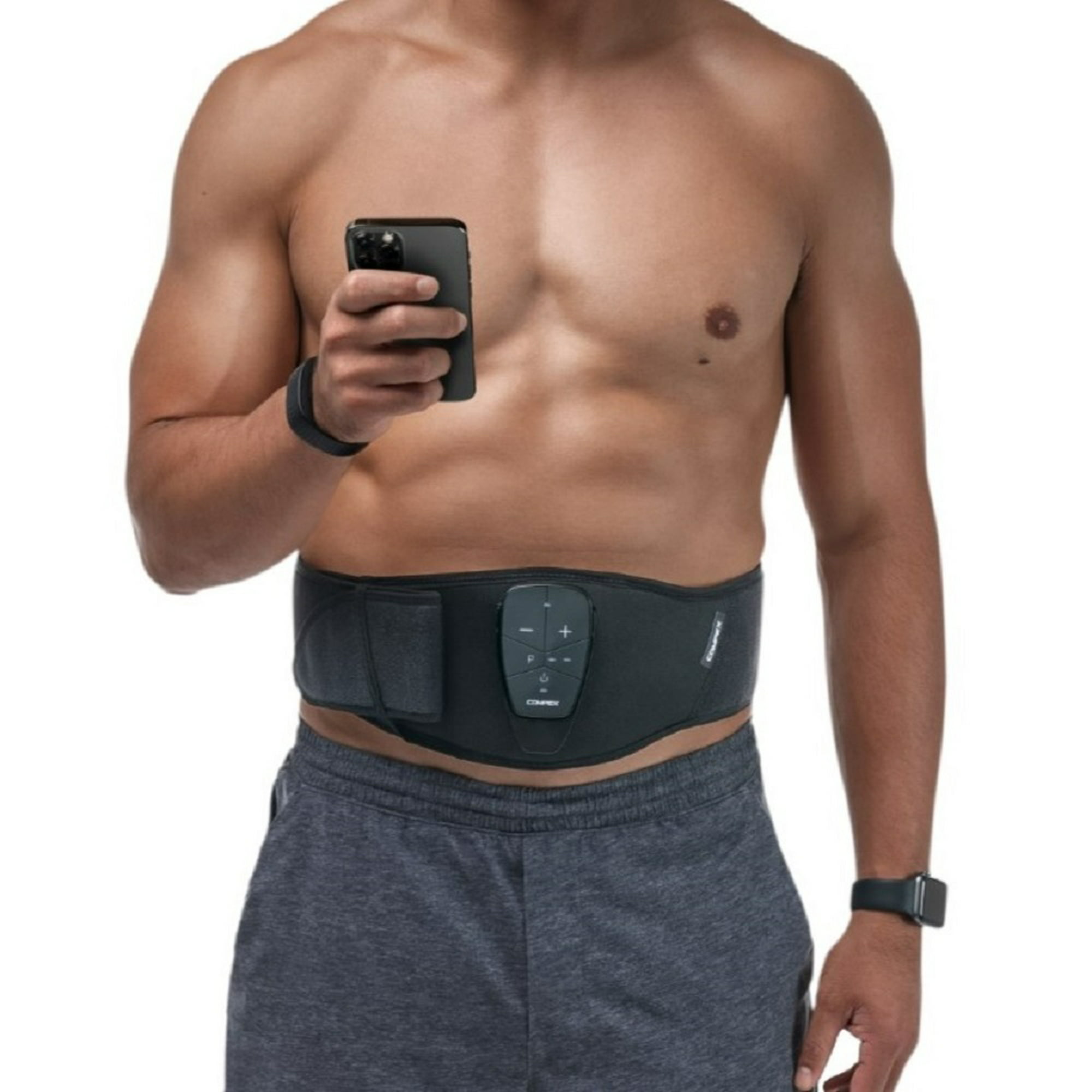 Cinturón Gym Electroestimulador Compex Corebelt 3.0 Abdominal Lumbar Para  Tonificación Muscular Talla S/M