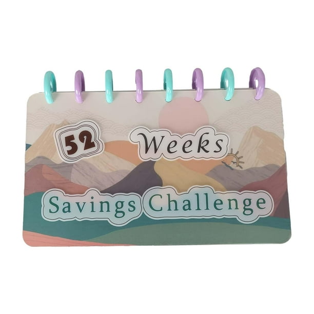 Carpeta De Ahorros Carpeta de 52 semanas para ahorrar dinero