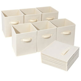  YueYue - Cajas de almacenamiento de tela, Tela, Paquete de 4  colores, paquete de 4 : Hogar y Cocina