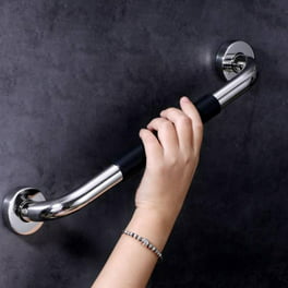  WHZG Barra de ducha para agarrador de ducha, mango de barra de  baño, barra de equilibrio de baño, soporte de barra de seguridad, soporte  de barra de mano, lesiones para discapacitados