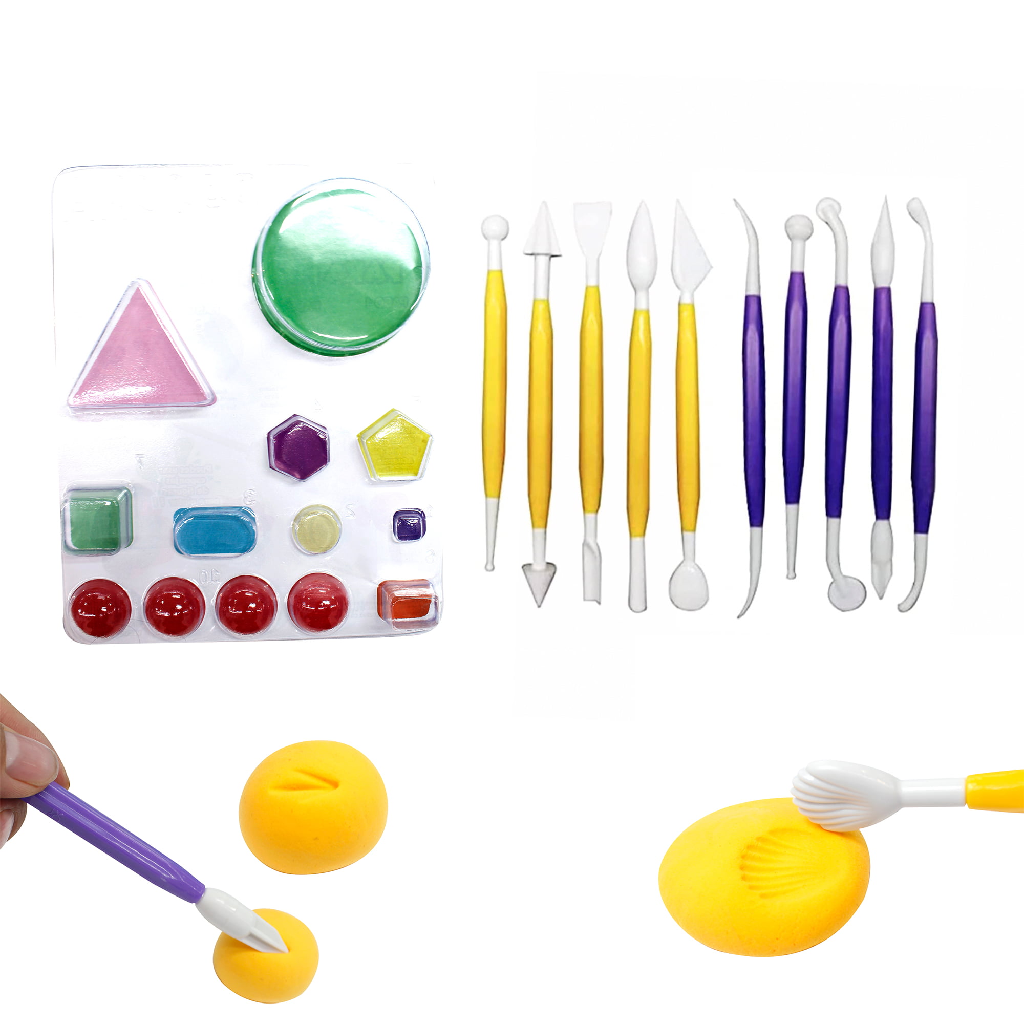 Kit de arcilla para moldear, Kit de inicio multifuncional para niños