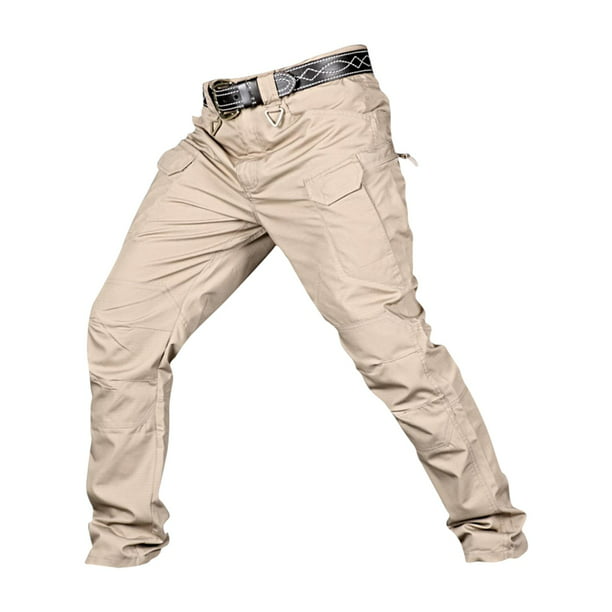 Pantalones cargo casuales para hombre Streetwear Fashion Hip Hop Amy  Pantalones de senderismo para actividades al aire libre Black_S Baoblaze  Pantalones de camuflaje