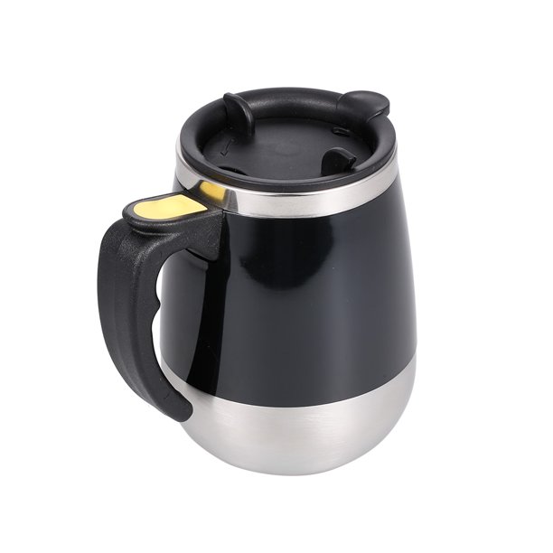 Taza Batidora Autoagitable a Pilas 400 ML Negro