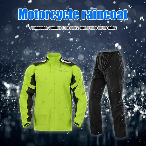 Traje De Lluvia Para Moto SULAITE Chubasquero Moto + Pantalón de