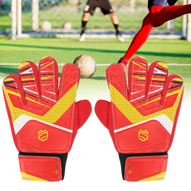  LEJN Guantes de portero de fútbol para niños, guantes de fútbol  con agarre fuerte en las palmas (naranja, 6) : Deportes y Actividades al  Aire Libre