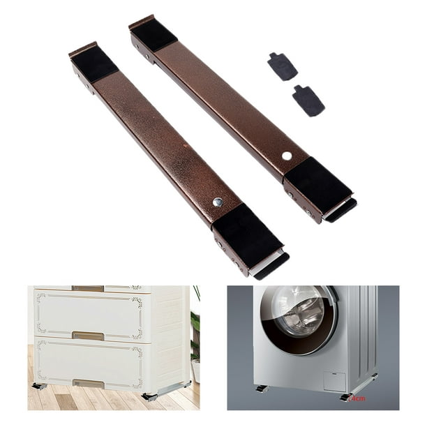 Soporte para lavadora con freno extensible, Base para refrigerador, carrito  móvil, estantes de almacenamiento, herramientas de cocina para Baño -  AliExpress